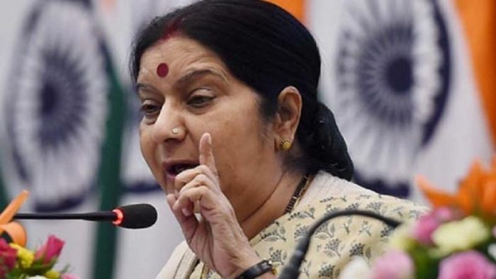 Sushma swaraj warns Pakistan