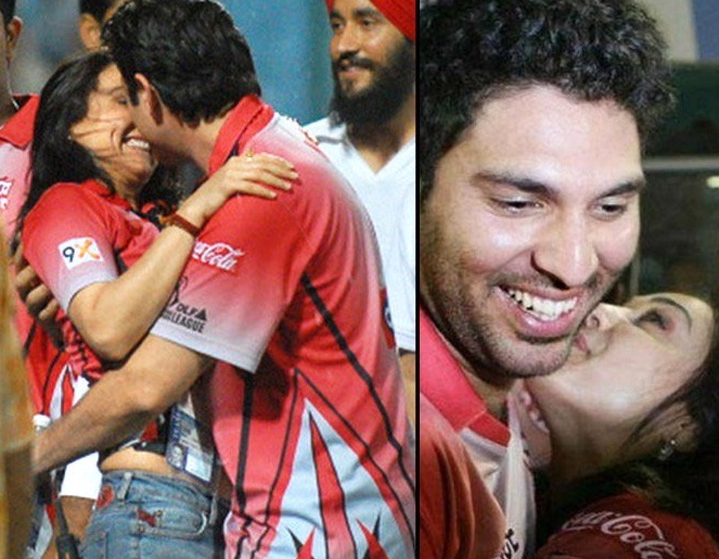 yuvraj singh and preity zinta