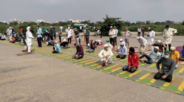 Protest against namaz