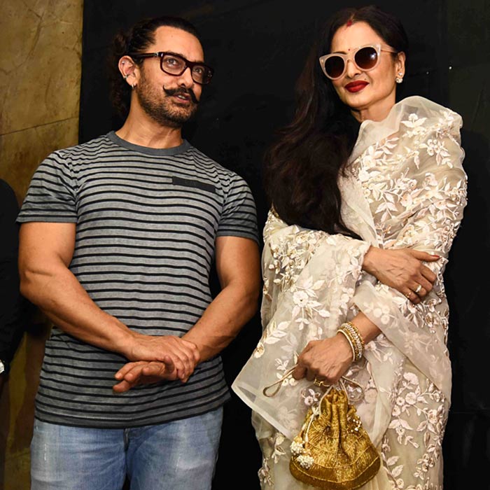 aamir khan and rekha