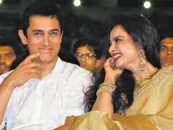 aamir khan and rekha