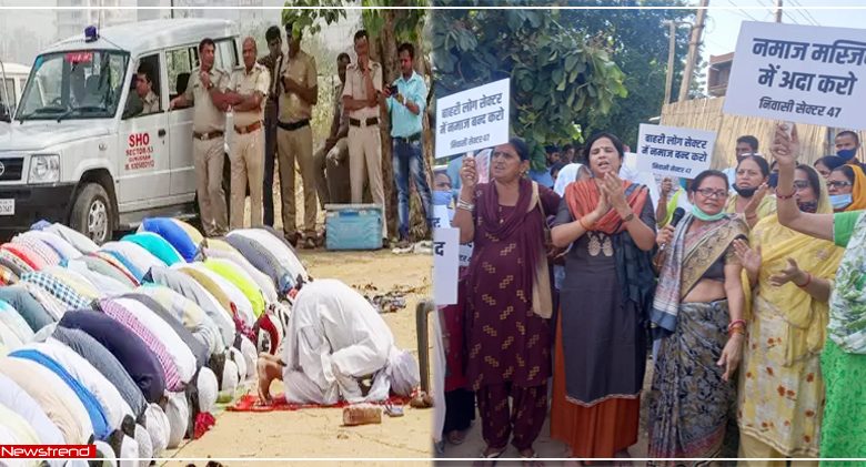 public-protest-against-namaz-on-road