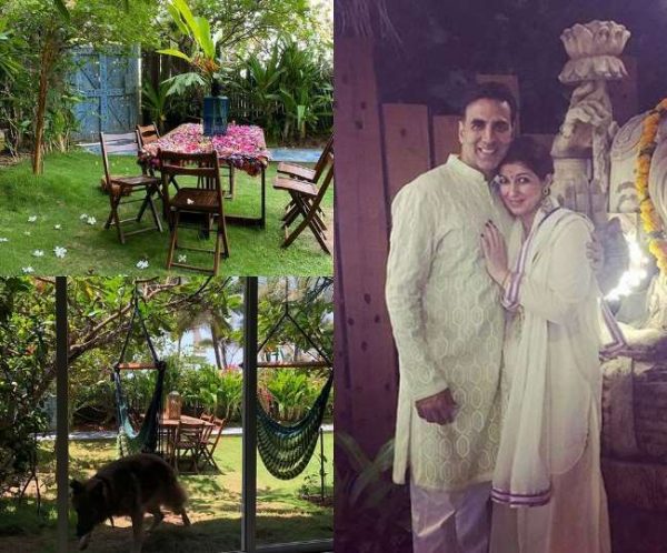 akshay kumar and twinkle khanna home photos