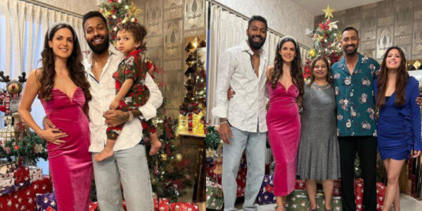 hardik pandya christmas celebration 2021y