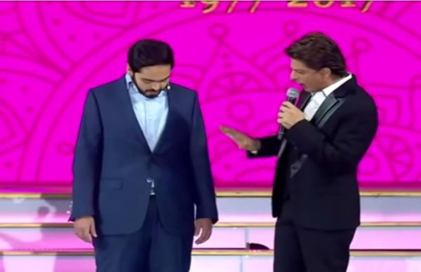 shahrukh khan and anant ambani