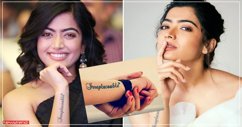 Rashmika Mandanna is irreplaceable as she flaunts her tattoo in  monochrome PICS Fans are smitten  PINKVILLA